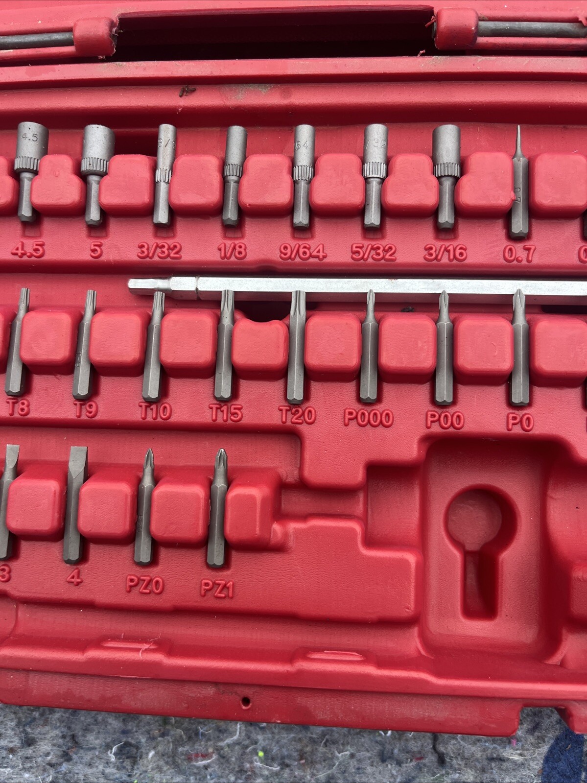 Mac Tools 42 Piece Mac-Grip Ratcheting 1/8” Hex Bit Screwdriver Missing 2 Pc