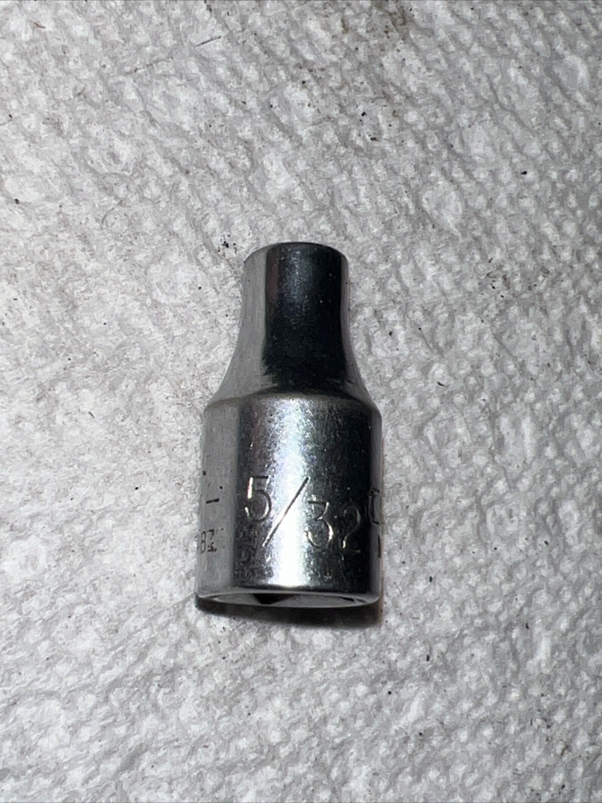Vintage Craftsman 43481 V. 1/4″ Drive 5/32″ 6 Point Shallow Socket Made in USA