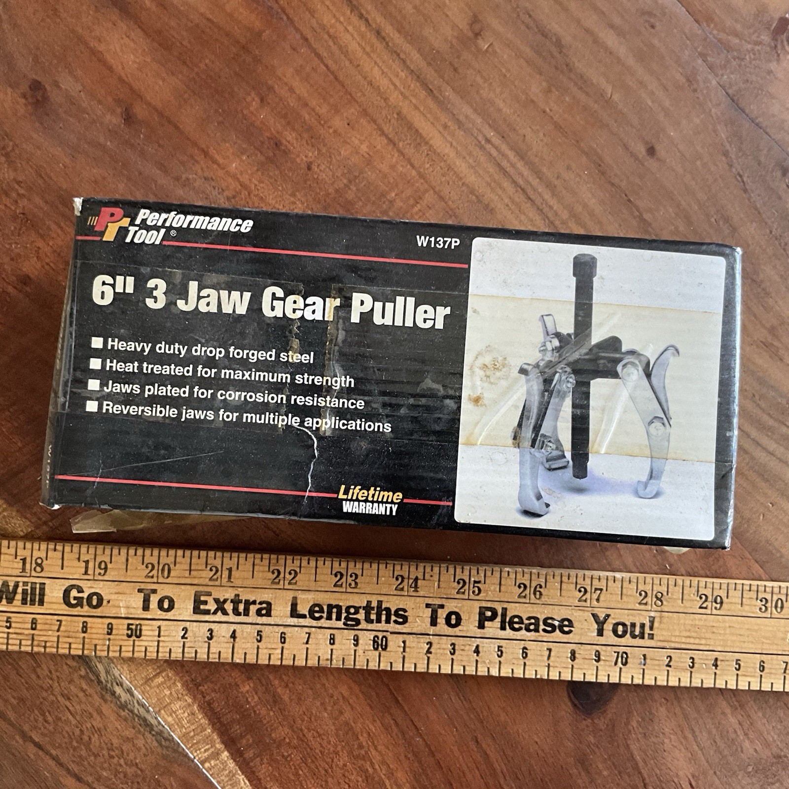 Performance Tool W137P 6-Inch 3-Jaw Gear Puller NOS