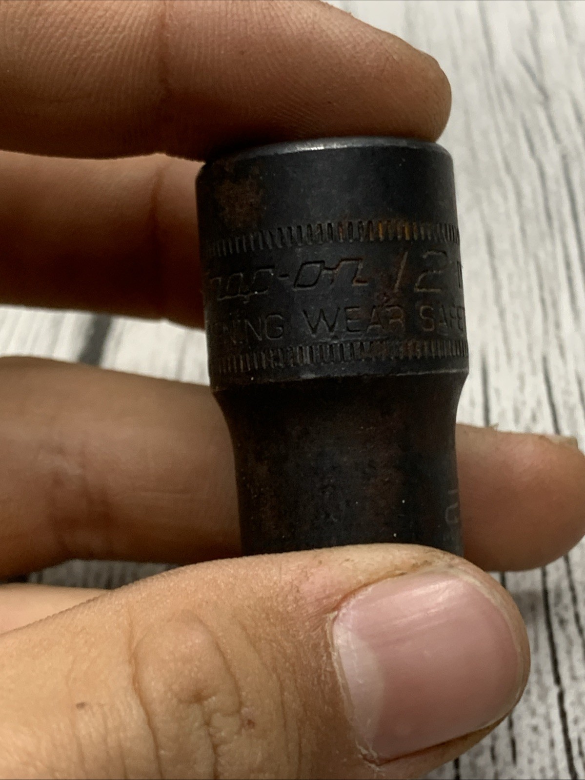 SNAP-ON IMML120 USA 6 Point 12mm Shallow Impact Socket