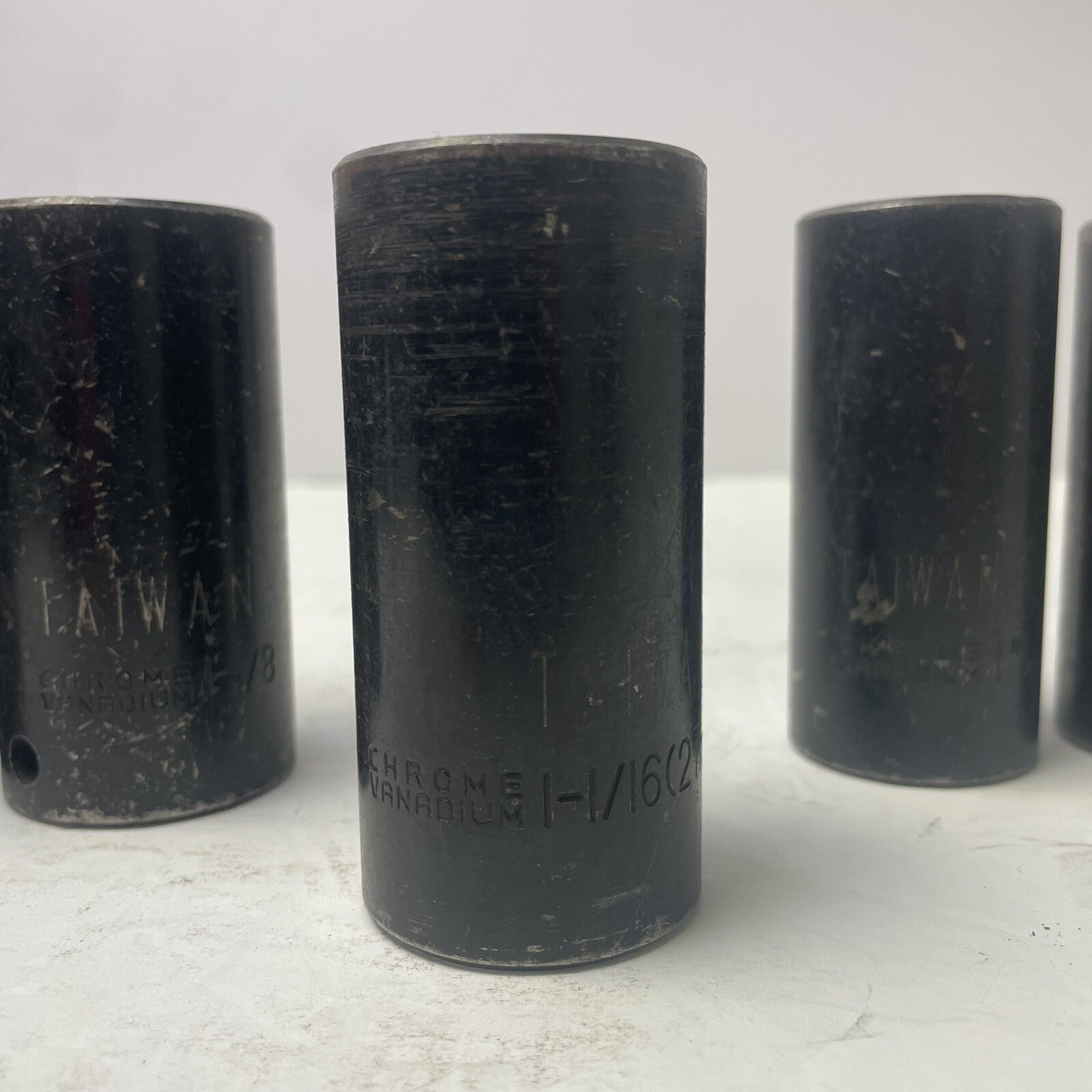 24-32mm Black Impact Socket Set 1/2″ Drive Chrome Vanadium – Heavy Duty Tools