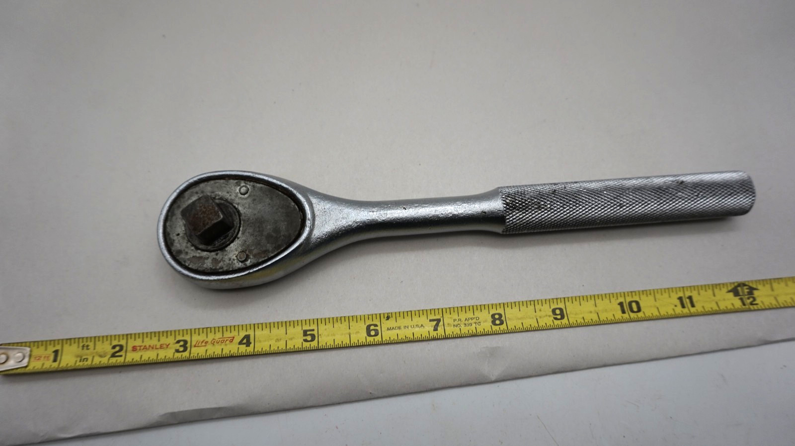 Vintage Penens Corp 1661 Ratchet 1/2″ Drive Proto Family USA Made 9.5″