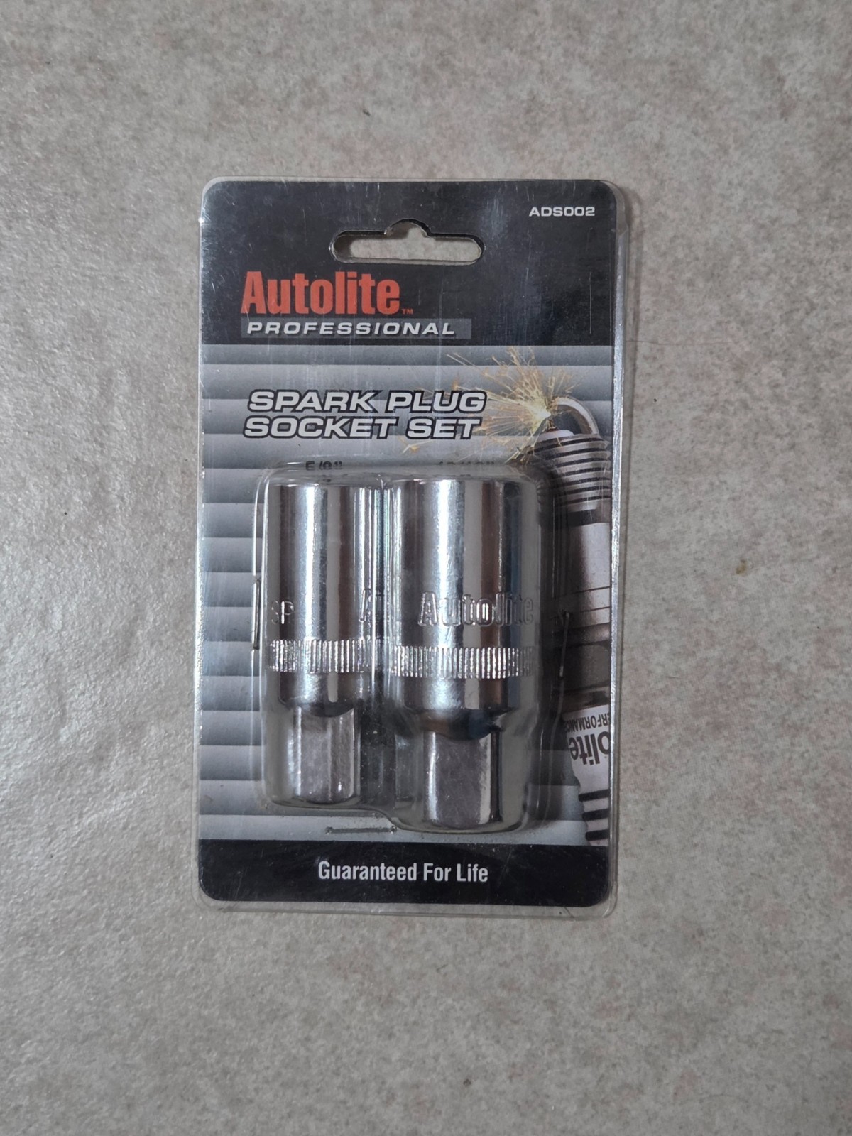 AUTOLITE PROFESSIONAL SPARK PLUG SOCKET SET 5/8″ 13/16″ ADS002 BRAND NEW!