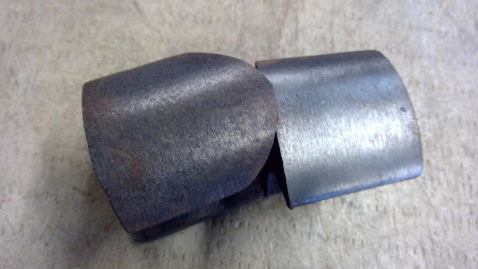 Vintage Used Auto Body Dolly Anvils 2 Piece Lot Unbranded Sheet Metal Tools