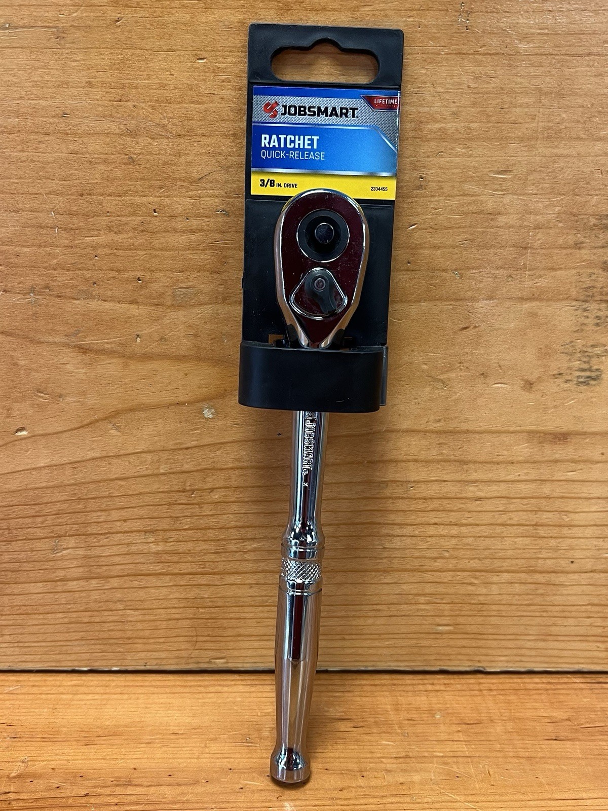 JOBSMART 3/8″ Drive Quick Release Ratchet 2334455