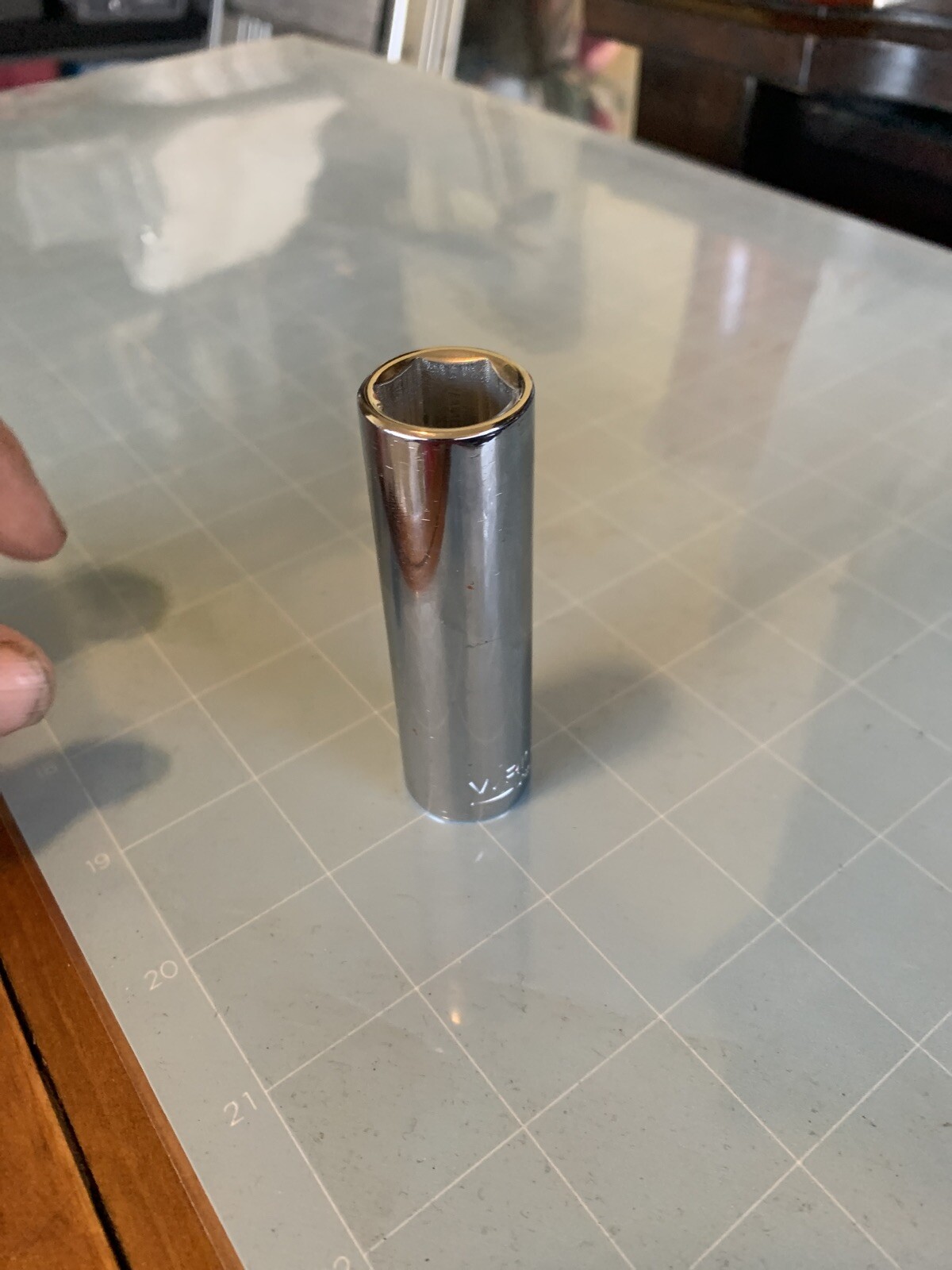 Wright Tool 4520 1/2″ Drive 6 Point 5/8 Inch Deep Socket Made In USA