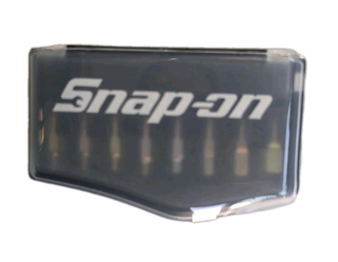 Snap on tools 8Pcs Metric HEX Screwdriver Bit Set W/Black Case 2–10mm SDMC8MH NW