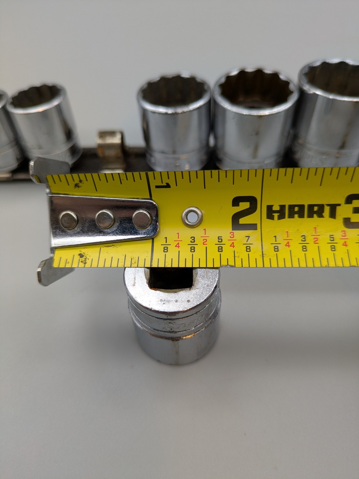 Snap On 10pc 3/8″ Driver 12pt Metric Socket Set 5/16 to 7/8