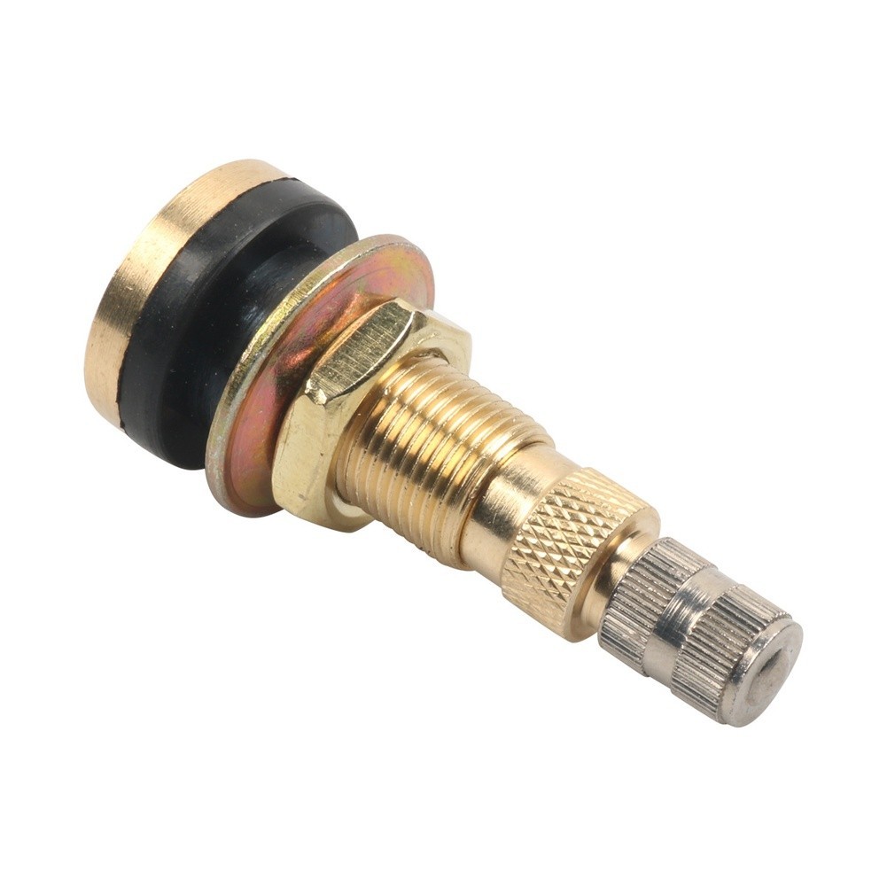 TR618A Brass Valve Stem 10 Pack Fits 15.8mm Hole for Grader and Excavator
