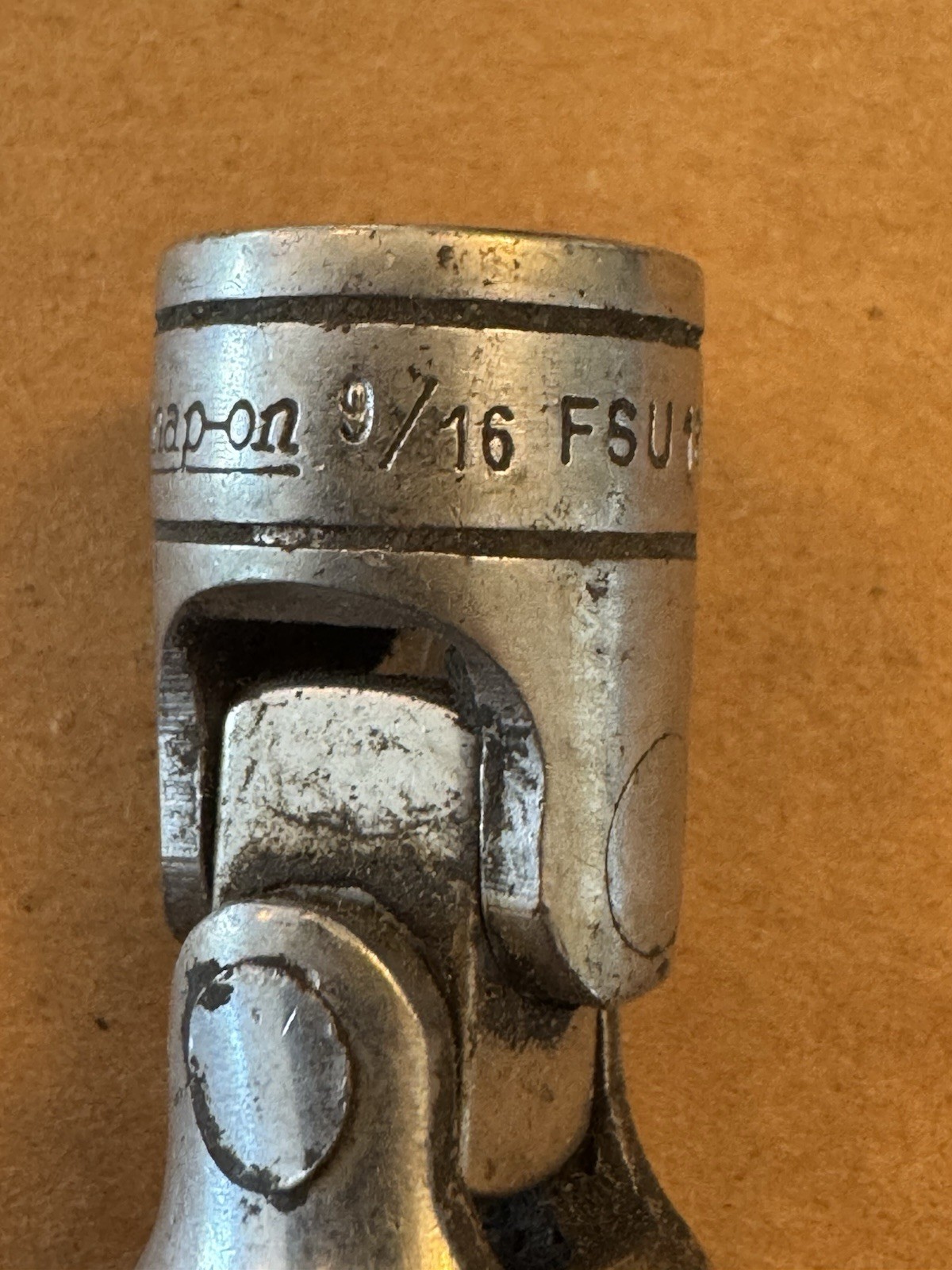 Vintage Snap-on USA Universal Swivel Sockets Lot FSU FSU16 S9704 TM 5/16-13/16