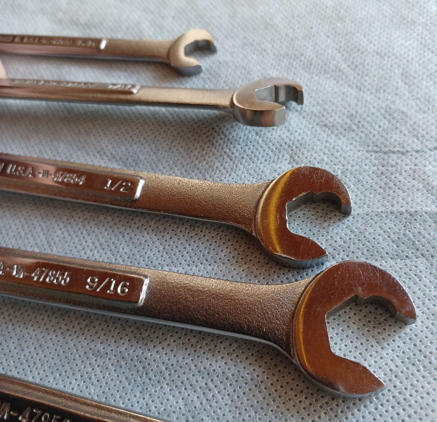 Lot Of 5 Craftsman -VA- Quick Speed Combination Wrenches ~ 5/16″ To 5/8″