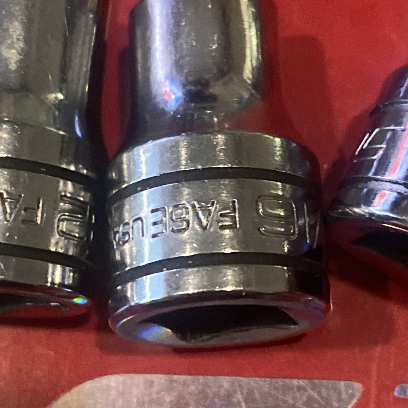 Snap On FA12, 10, 8, 7, 6, 5, 4E Hex Set Very Nice