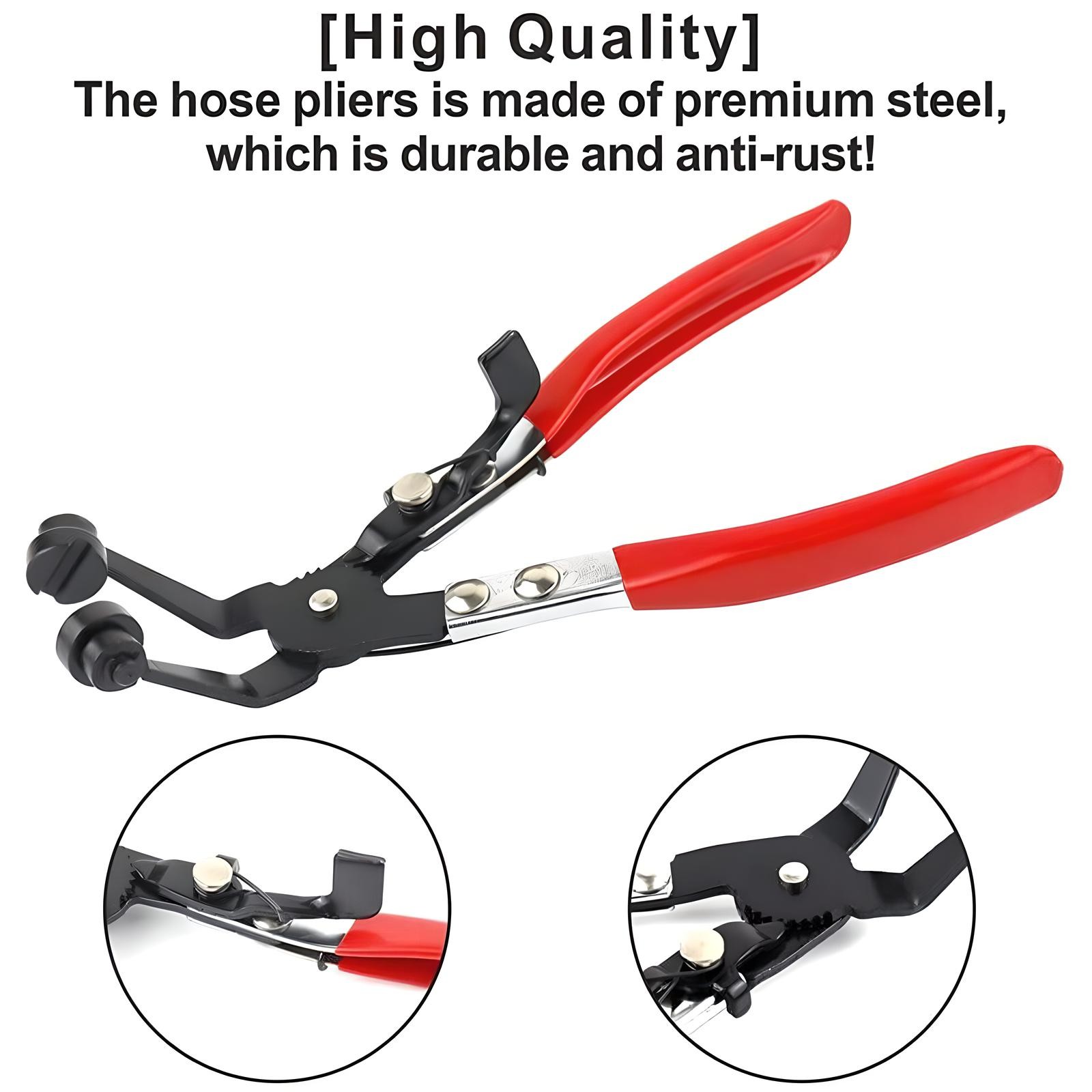 2FT Flexible Wire Long Reach Hose Clamp Pliers Fuel Oil Water Hose Auto Tool US