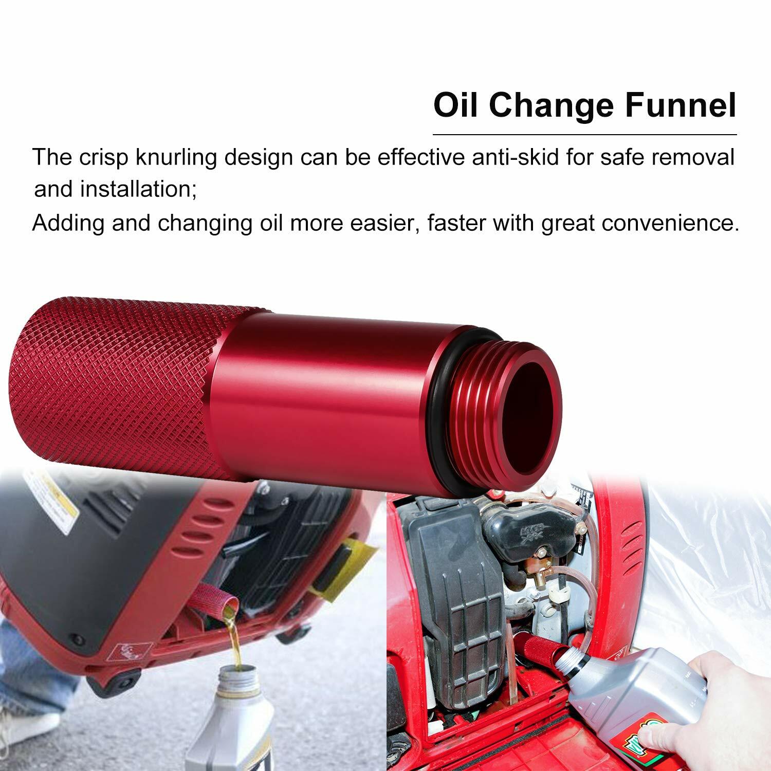 Extended Run Gas Cap,Mess Free Oil Change Funnel For Honda EU2200I Generator~