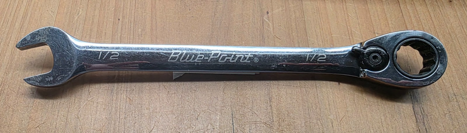 Blue Point Reversible Ratcheting Combination Wrench Metric 8mm-17mm & 1/2″