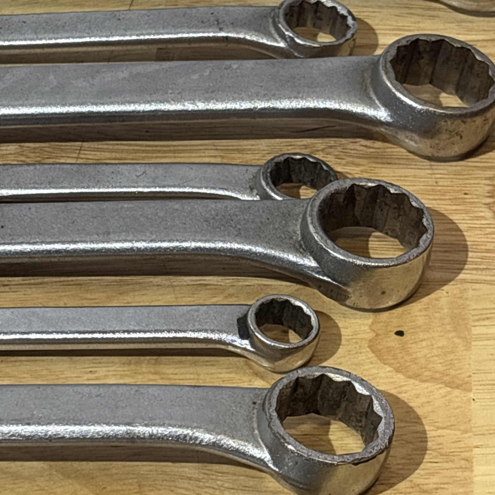Dayton SAE Combination Wrench Set 12 Point 3/8″ to 1″ Vtg USA