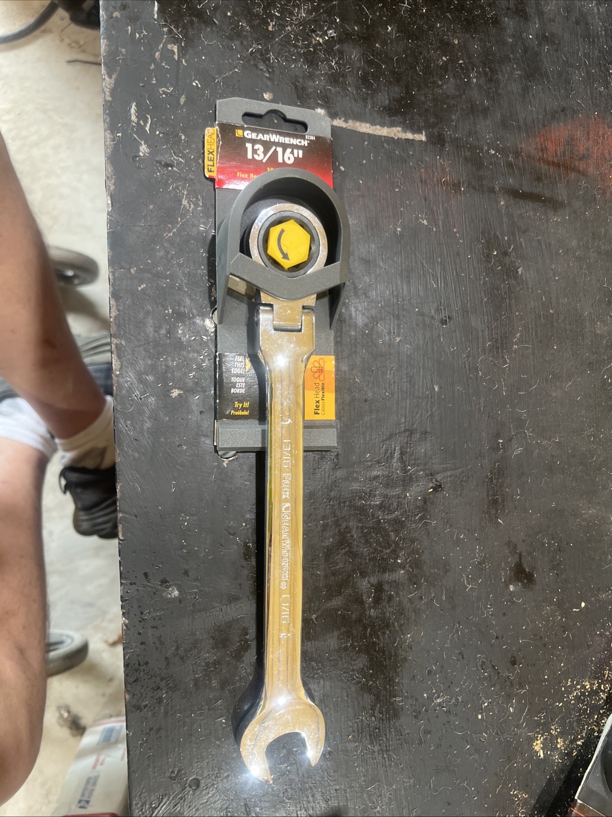 Gearwrench 83384 13/16 Flex Head Ratcheting Combination Wrench Brand NEW