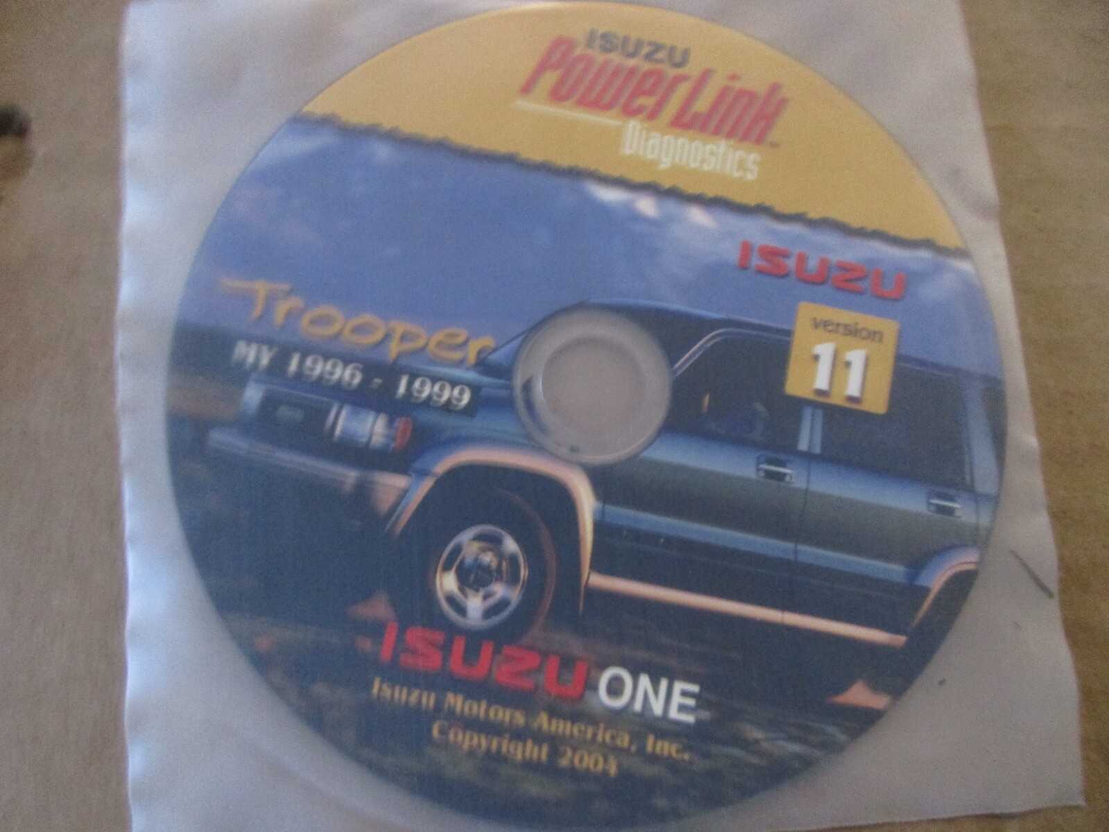 ISUZU POWER RECORDER DIAGNOSTIC W/8 CD’S (PARTS ONLY)