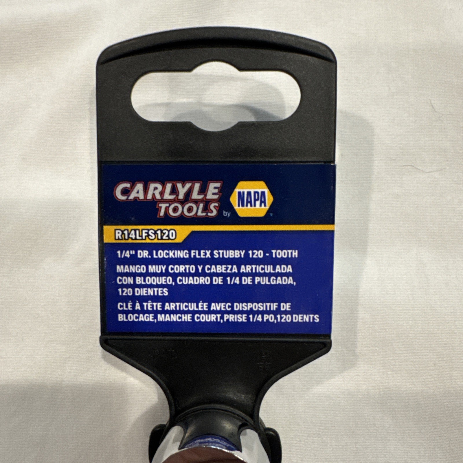 Carlyle Napa Tools 1/4″ Locking Flex Stubby R14lfs120 Cr14lfs120