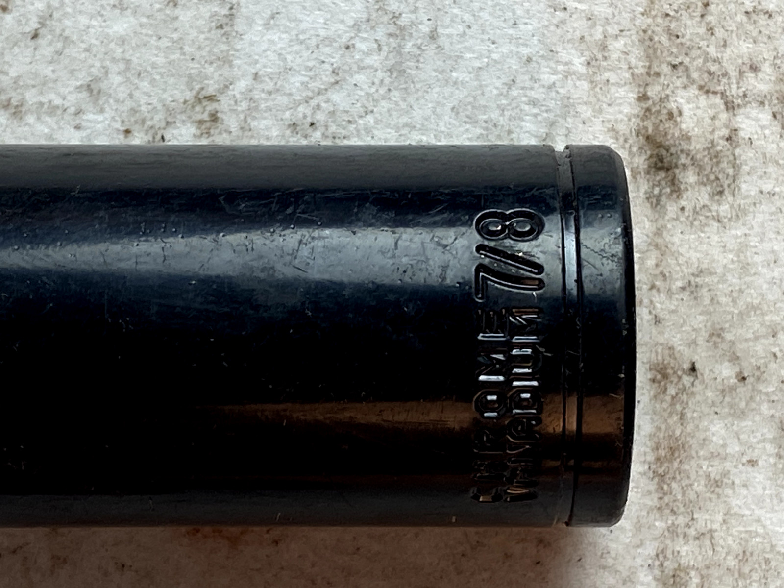 Chrome Vanadium 7/8 Black Socket