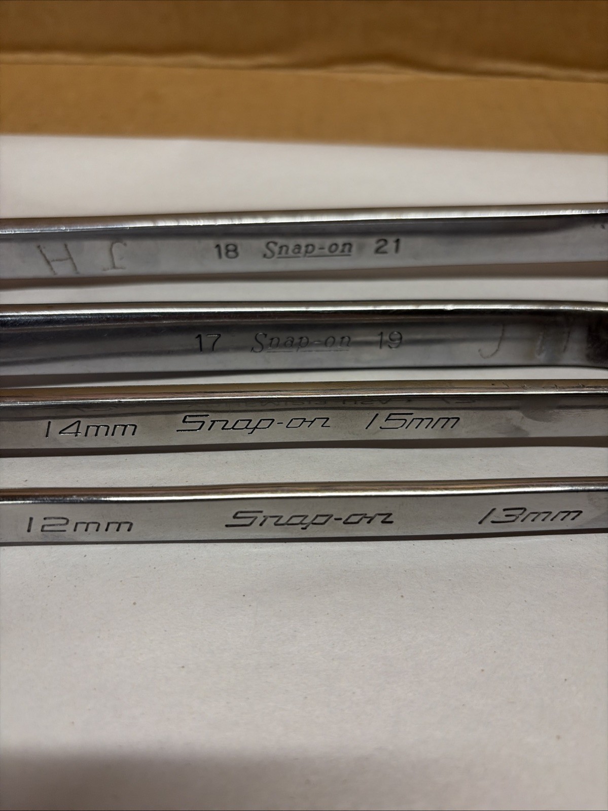 Snap-on Metric Wrench Lot 7 Pc XBM OEXLM