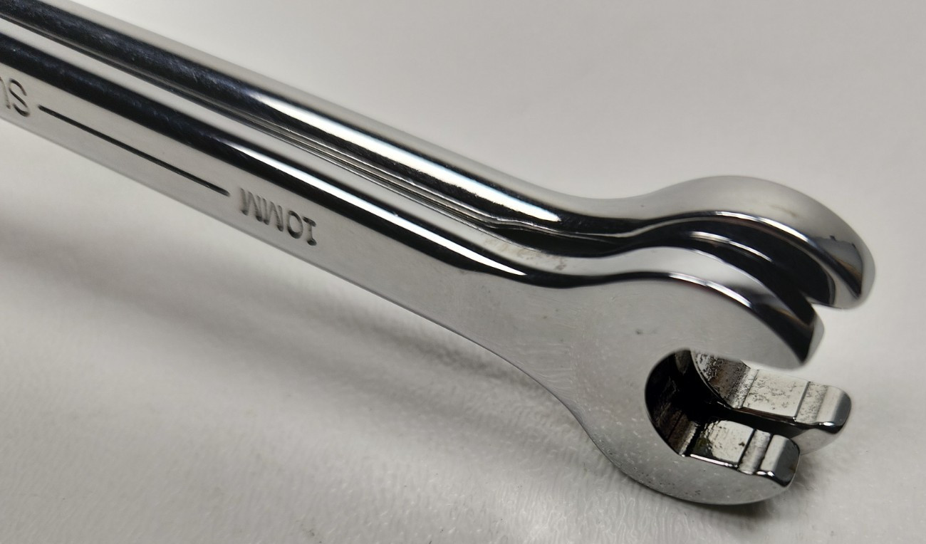 Lot of 2 Williams Supercombo Combination Wrench 10mm 1210MSC & 11mm 1211MSC USA