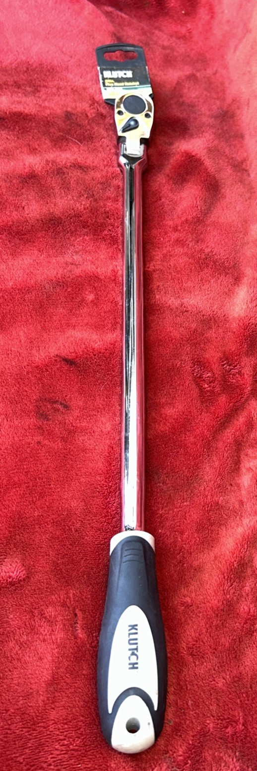 Klutch 24” Flex Head Ratchet 1/2” Drive Item #52277 Brand New Long Handle