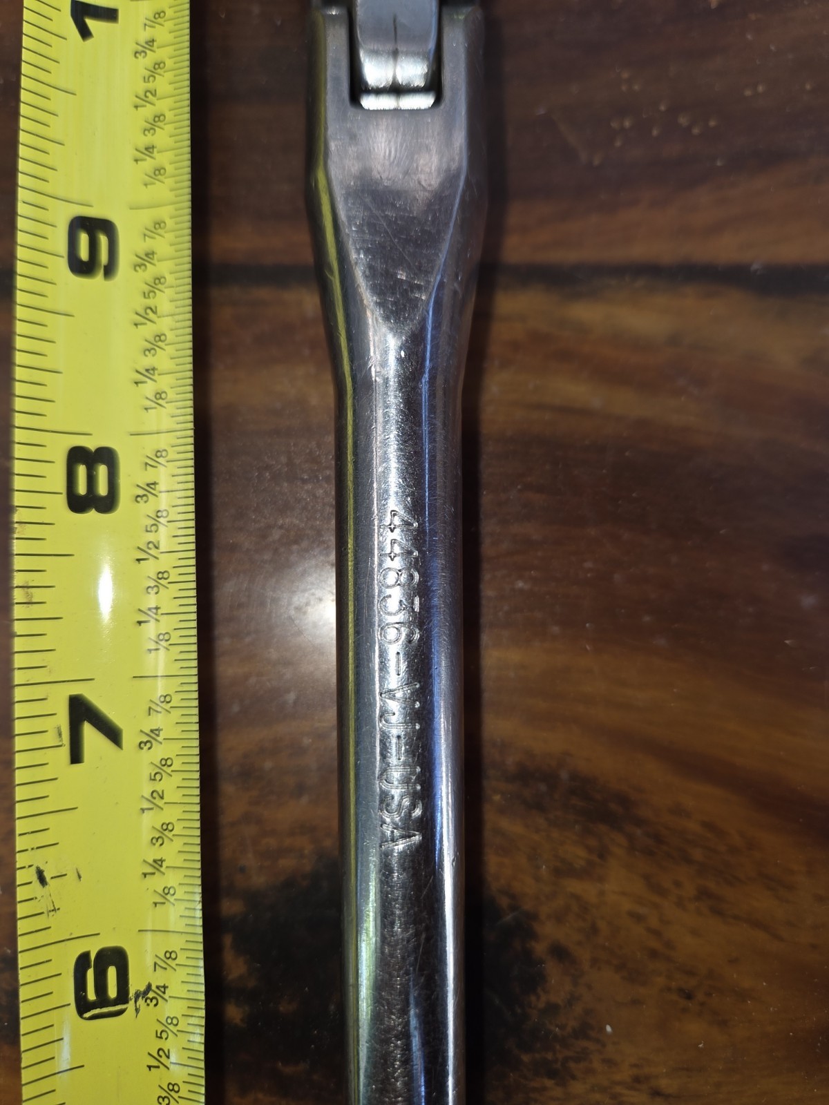CRAFTSMAN USA – 3/8″ Drive 12″ Long Handle Flex Head Ratchet Ribbed Handle 44836