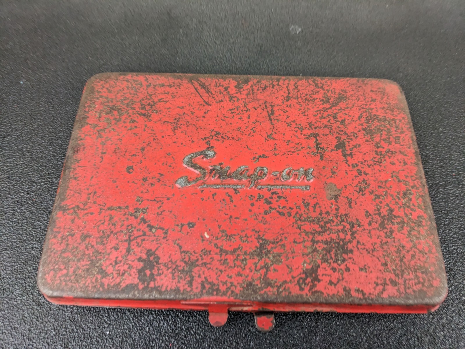 #bp277 Snap On KRA-275 Tool Box Red Metal Case for 1/4″ Drive Socket Set