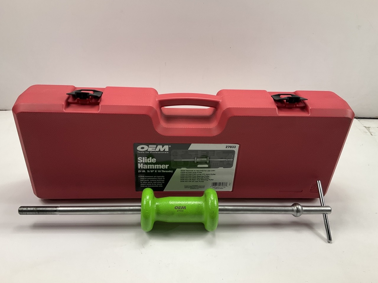 OEM Tools 27033 5-Pound Slide Hammer
