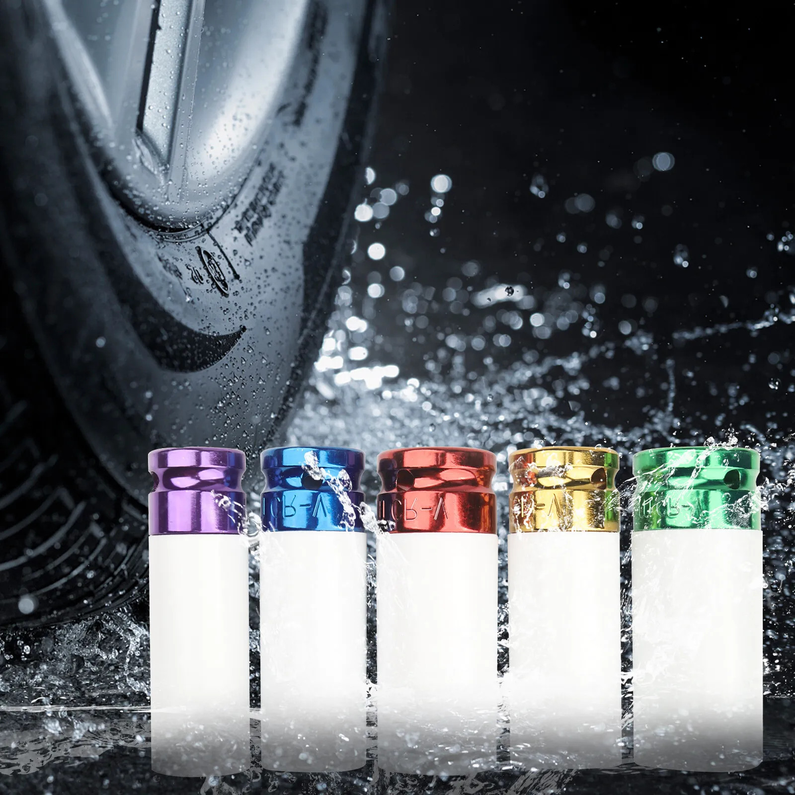 Lug Nut Socket Impact Socket Set Thin Wall Socket Wheel Protector Set 1/2″ 5Pcs