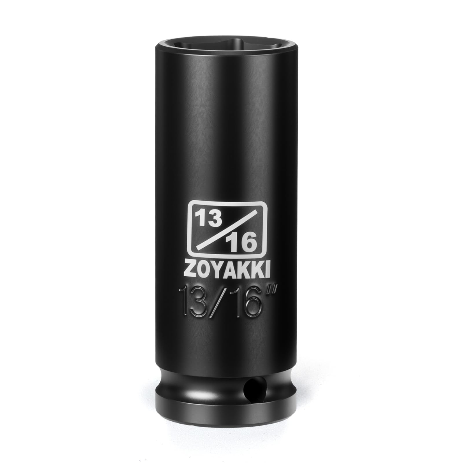 ZOYAKKI 6-Point 1/2-Inch Drive Deep Impact Socket- 13/16″ (SAE), 13/16″in.