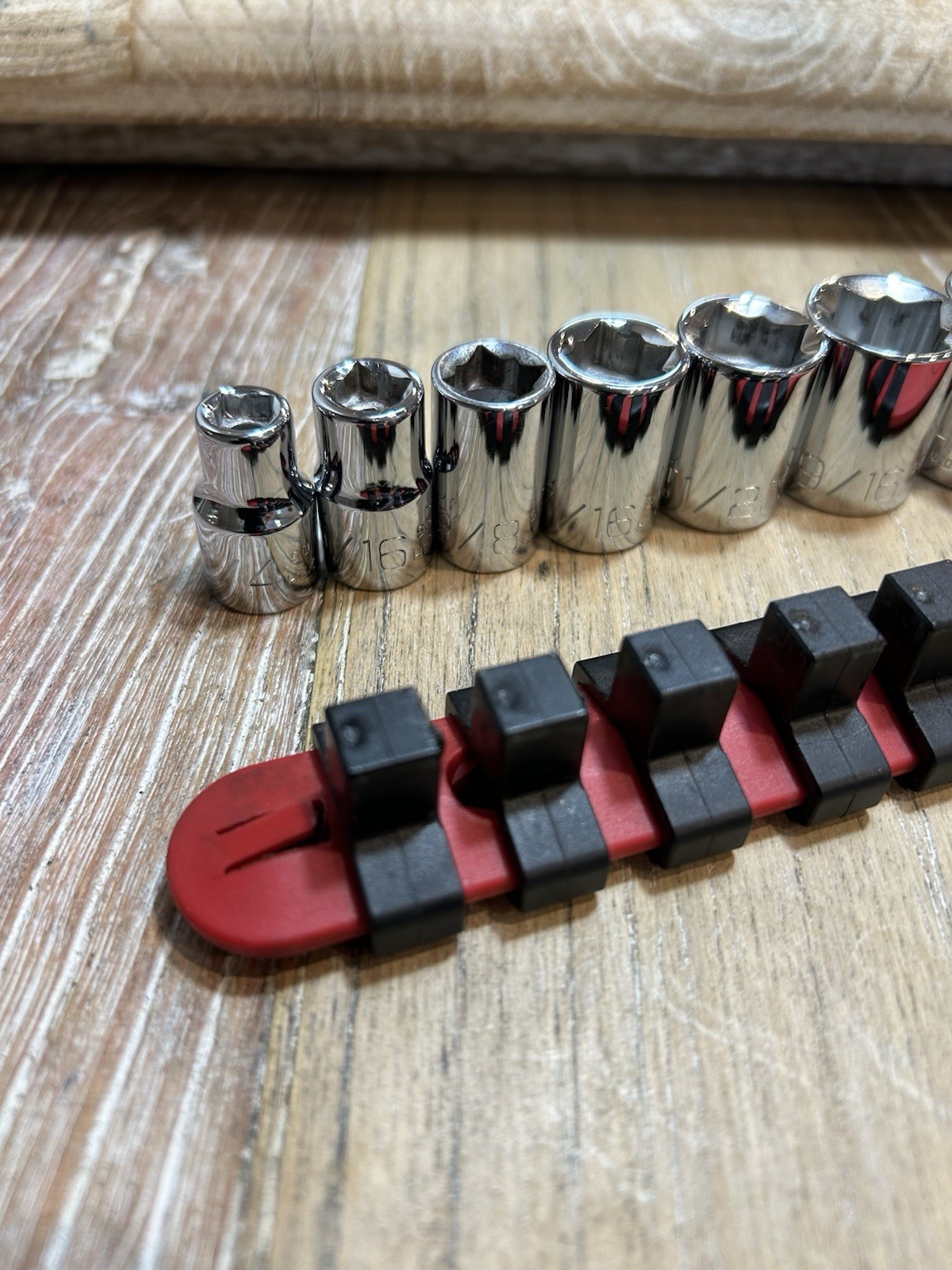 Wright Tool 8 Point Double Square HEX Socket Set – 11 Pieces EX Cond FR SHIP