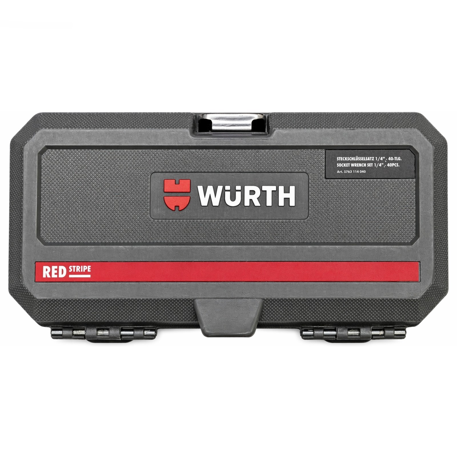 Würth® Red Stripe 1/4 INCH SOCKET WRENCH ASSORTMENT 40 PIECES – 5763114040