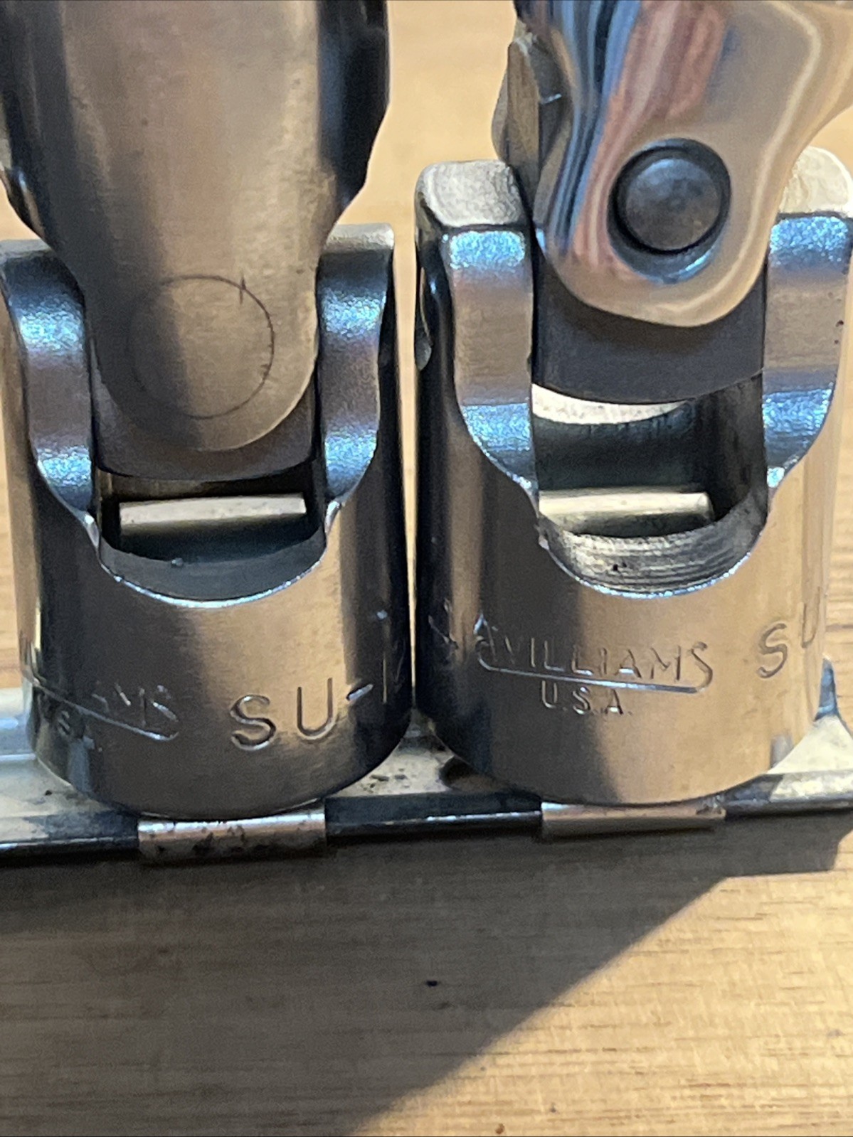 Williams 1/2″ Drive 5 Pc Universal Swivel Flex Socket Set 1/2″-3/4″ W/ Rail 12 P