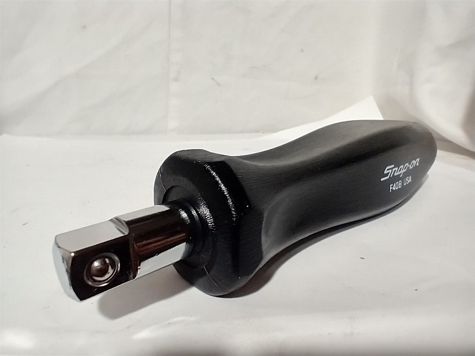 Snap On F40B 3/8” drive 5-15/16” hard handle stubby shank driver black new USA