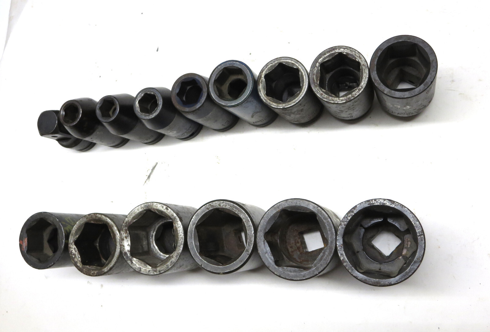 Armstrong USA 15-PCS 3/4 in Drive Deep Impact Sockets 9/16 To 1-3/4 Range