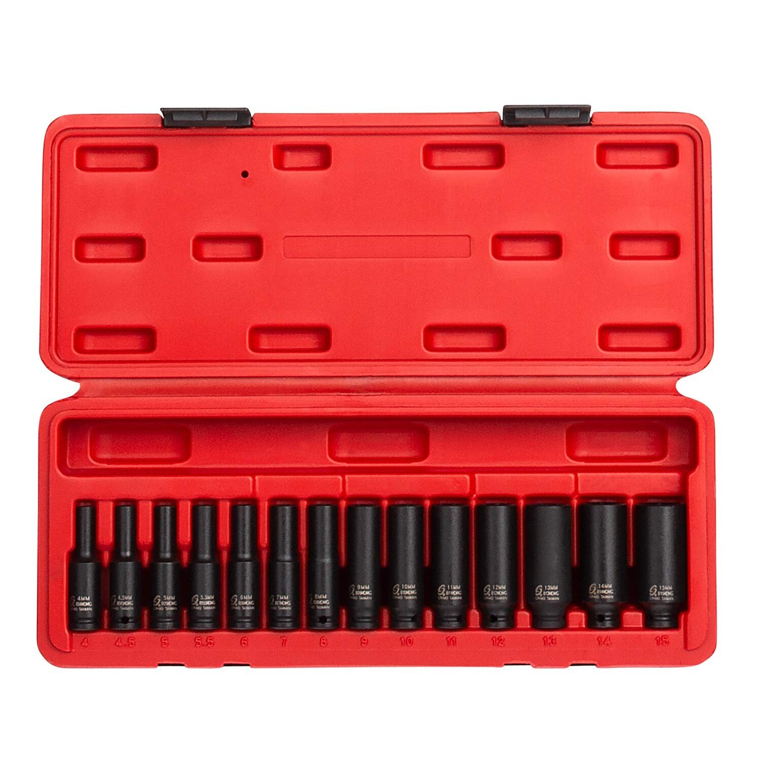 Sunex 3359 Sunex SOCKET SET IMPACT 3/8″ DRIVE 13 PC.DEEP METRIC