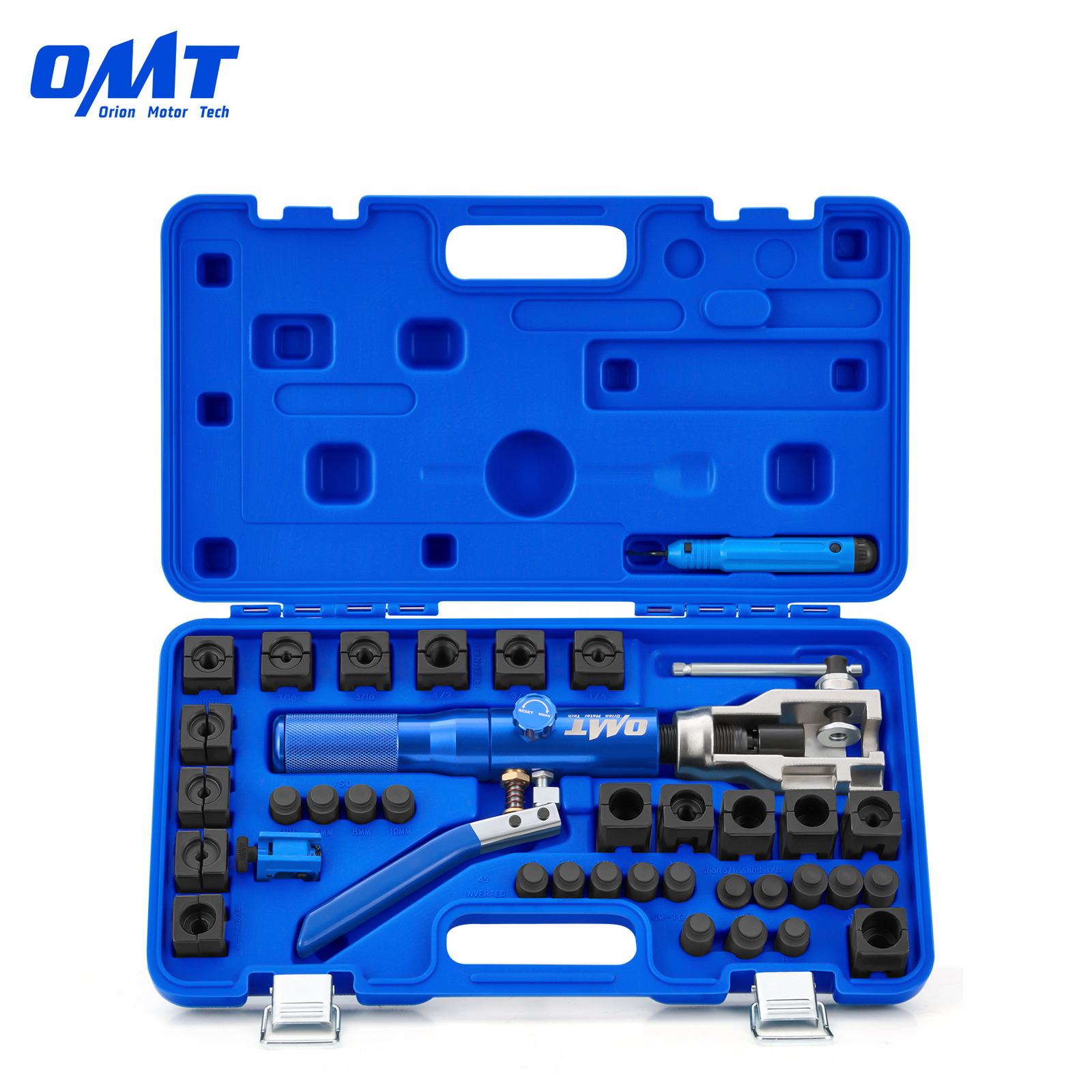 OMT Hydraulic Flaring Tool Kit 45° Single&Double Flaring Tool w Cutter&Deburrer