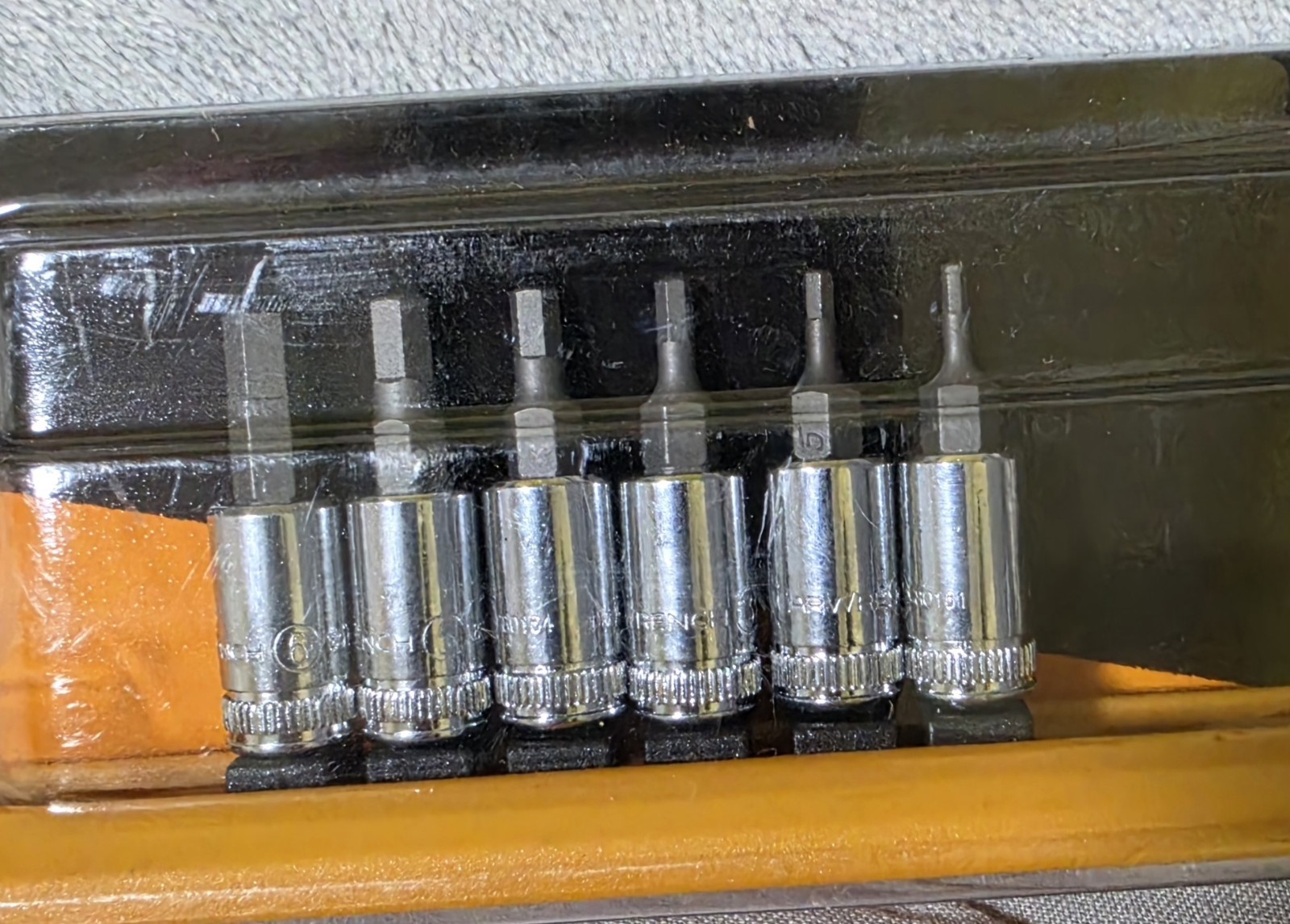 Gearwrench 6 Piece Metric Hex Bit Socket Set 1/4″ Drive 80321
