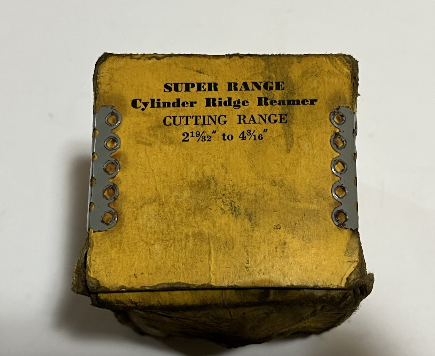 Super Range Vintage Engine Cylinder Ridge Reamer 2-19/32″ – 4-3/16″ in Box USA