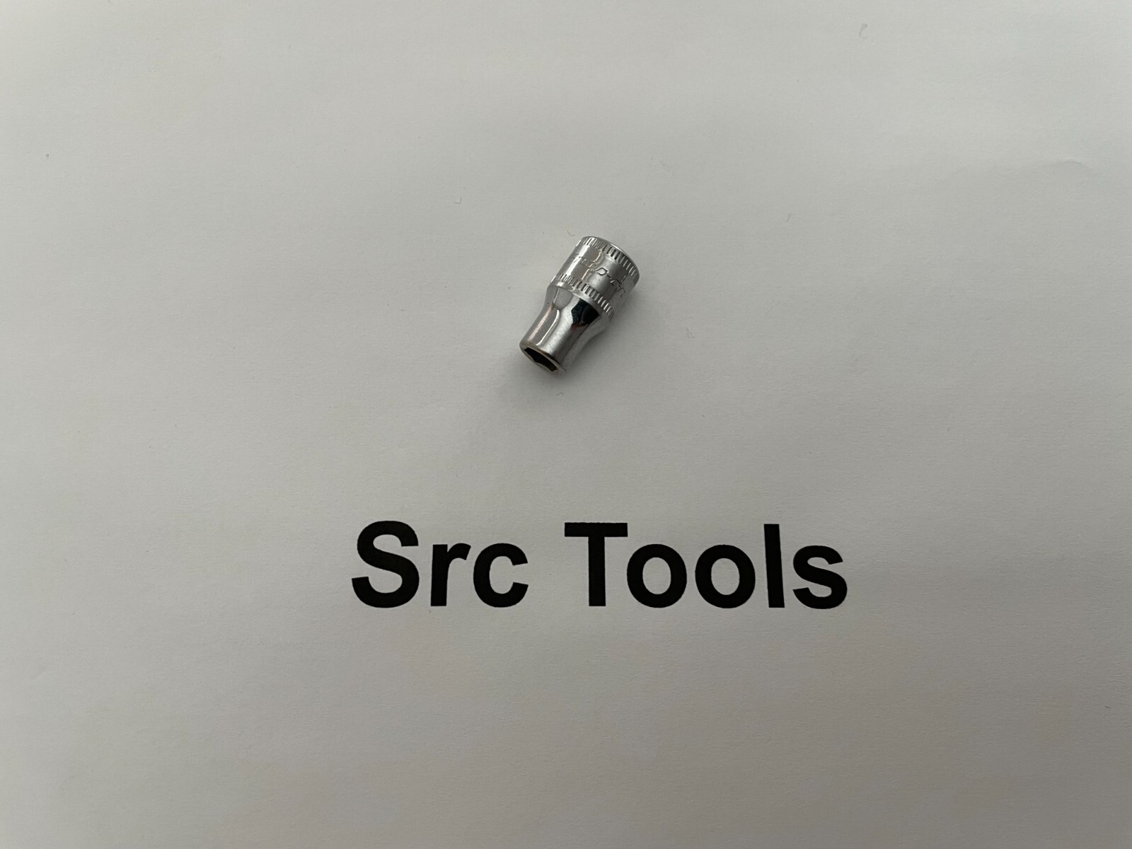 Snap-On Tools USA 1991 1/4″ Drive 6pt 6mm Metric Shallow Chrome Socket TMM6
