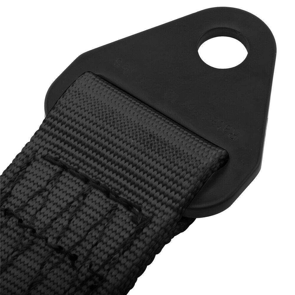 16″ Black Hot Racing Limit Straps Shock Suspension Travel 4 Layers Webbing