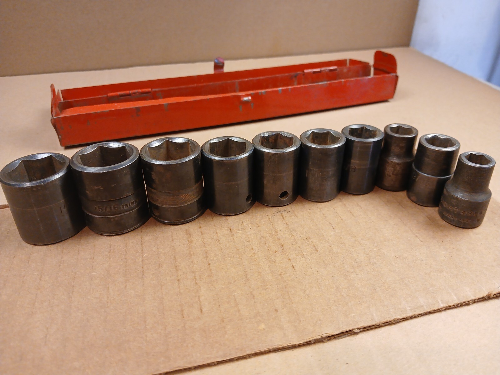 National Industrial Tools 11 Pc 1/2″ Drive 6 Point Impact Socket Set PLEASE READ