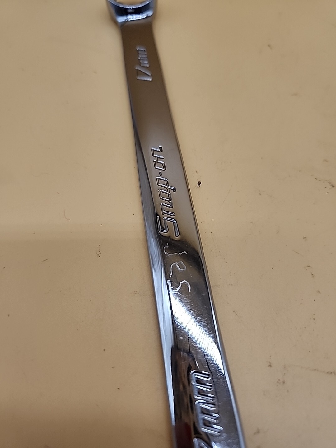 Snap-On Tools OEXM170B 17mm Metric Combination 12 Point Wrench Chrome USA