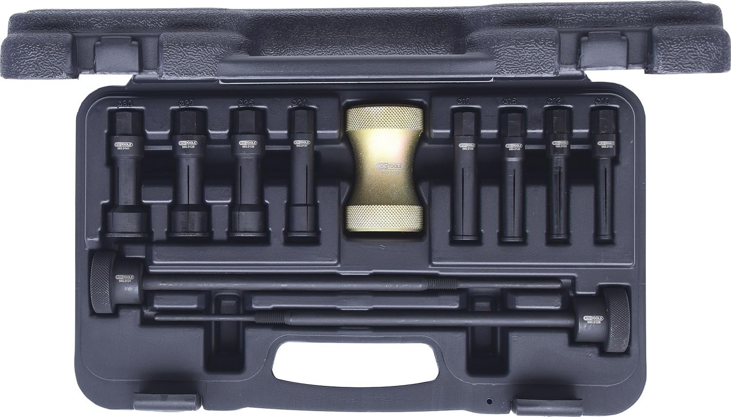 660.0009 precision bottom bracket extractor set Ø 10 30 mm, 11 pieces