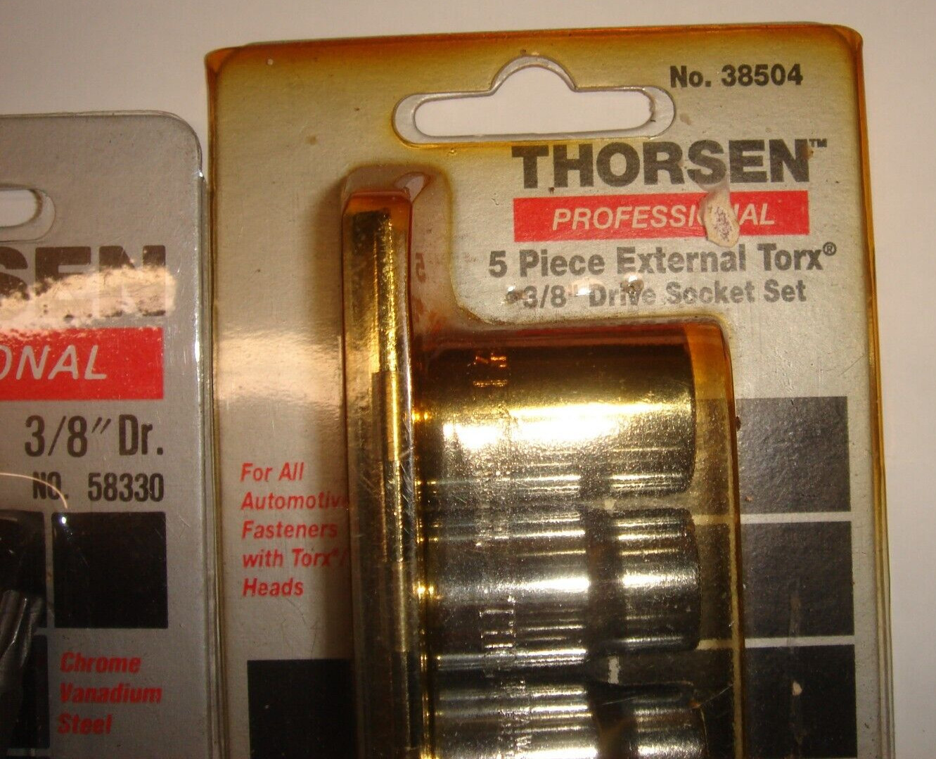 Lot of Thorsen New Professional 3/8″ Drive Star bits And Torx set 38504