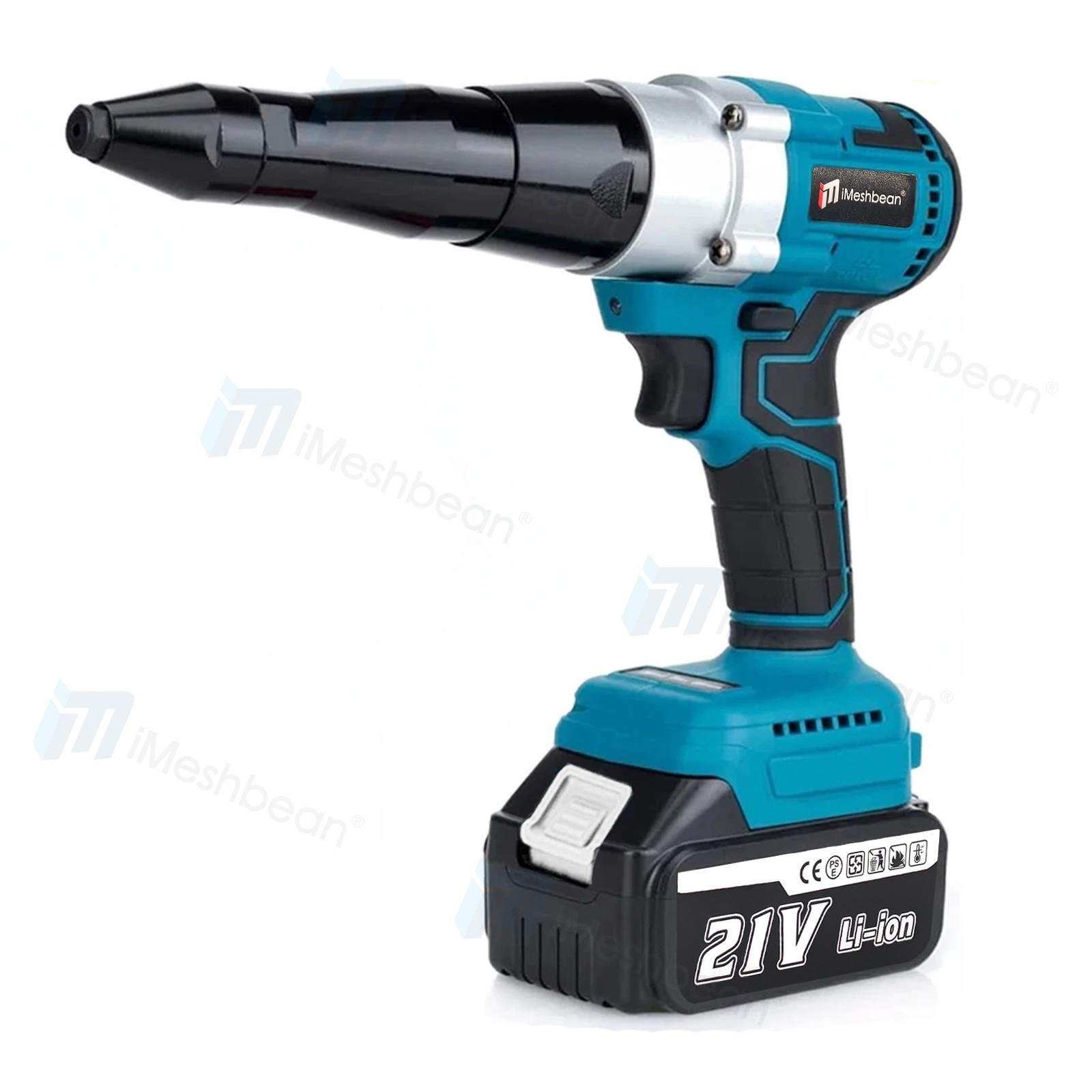 Cordless Rivet Gun 5.5Ah Battery Automatic Electric POP Blind Riveting Riveter