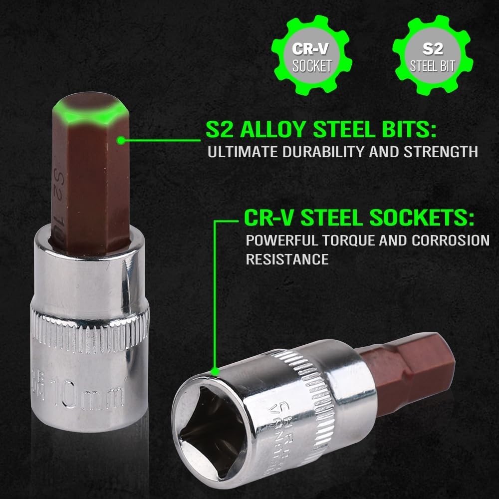 Complete SWANLAKE Hex Bit Socket Set (32pcs) – Precision Tools for Professionals