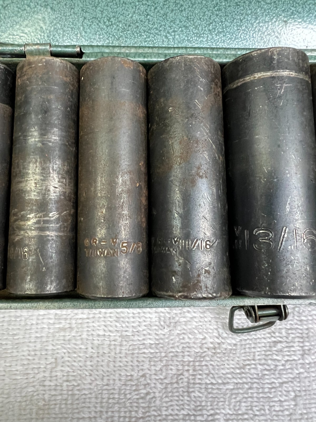 Sunex 1/2 inch Impact Set SAE 3/8-1 inch Deep Well sockets Lot of 10